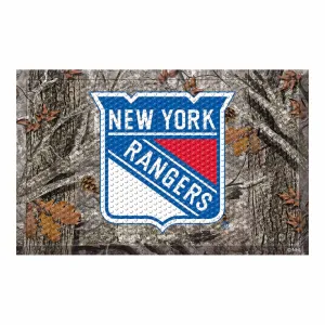 NHL - New York Rangers Camo Scraper Mat