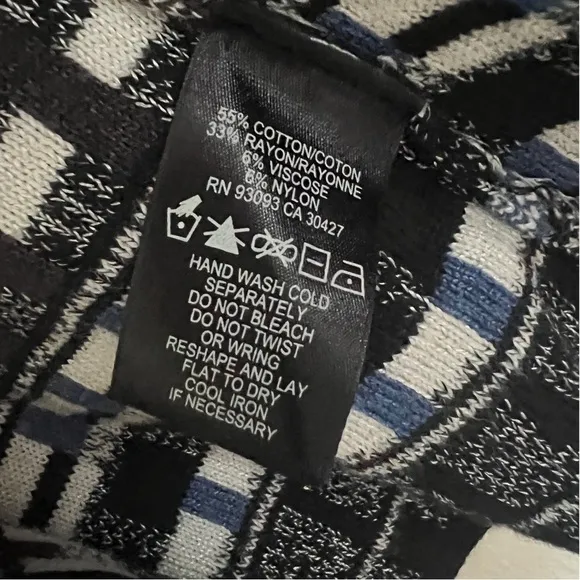 Nic Zoe Open Front Cardigan Sweater Size Small