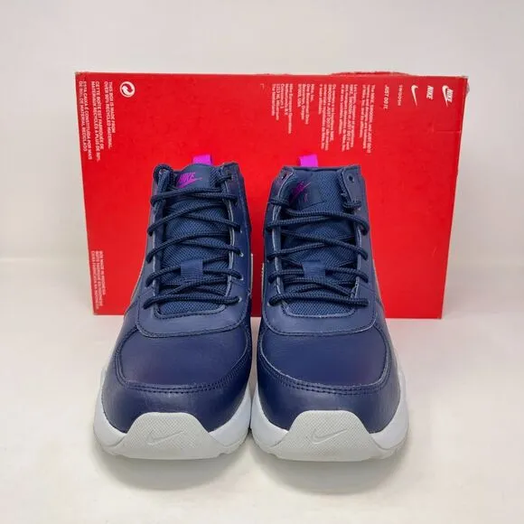 Nike Air Max Goaterra 2.0 GS Midnight Navy High Shoes Size Youth 6 - Women's 7.5