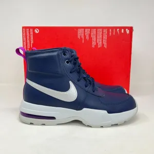 Nike Air Max Goaterra 2.0 GS Midnight Navy High Shoes Size Youth 6 - Women's 7.5
