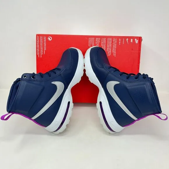 Nike Air Max Goaterra 2.0 GS Midnight Navy High Shoes Size Youth 6 - Women's 7.5
