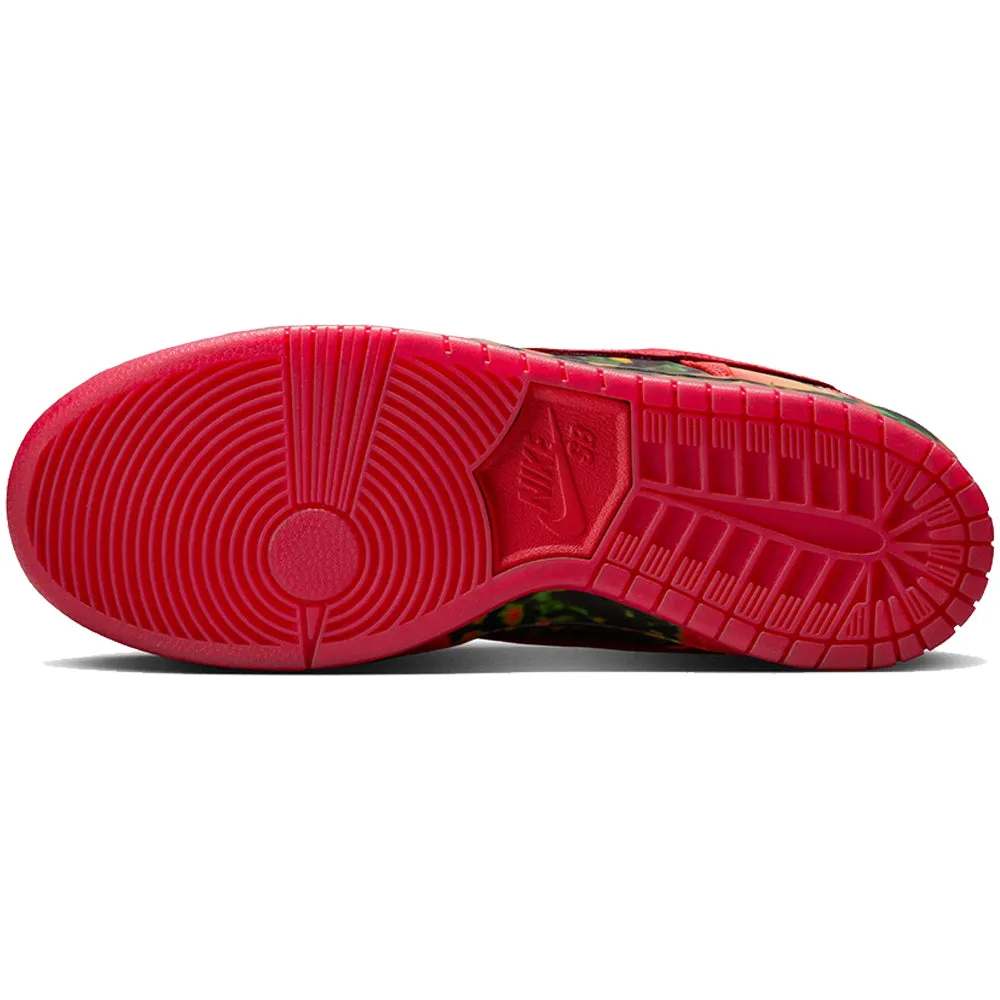 Nike SB Wizard Of Oz Dunk Low Pro Shoes Gym Red/University Red-Multi-Colour