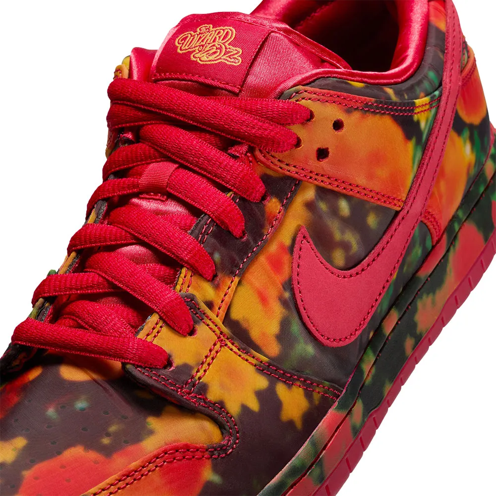 Nike SB Wizard Of Oz Dunk Low Pro Shoes Gym Red/University Red-Multi-Colour