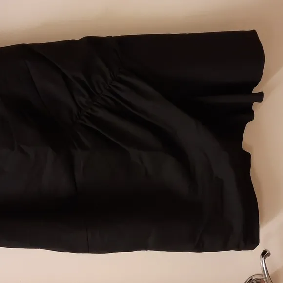 NWT, Nanette Lepore Shirred Mini Dress in Black