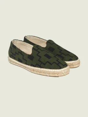 OAS GREEN MACHU TERRY ESPADRILLOS