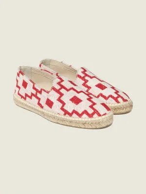 OAS WHITE MACHU TERRY ESPADRILLOS