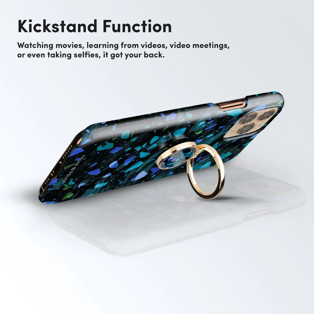 Ocean Terrazzo Gem | Phone Ring Holder  (Non-MagSafe)
