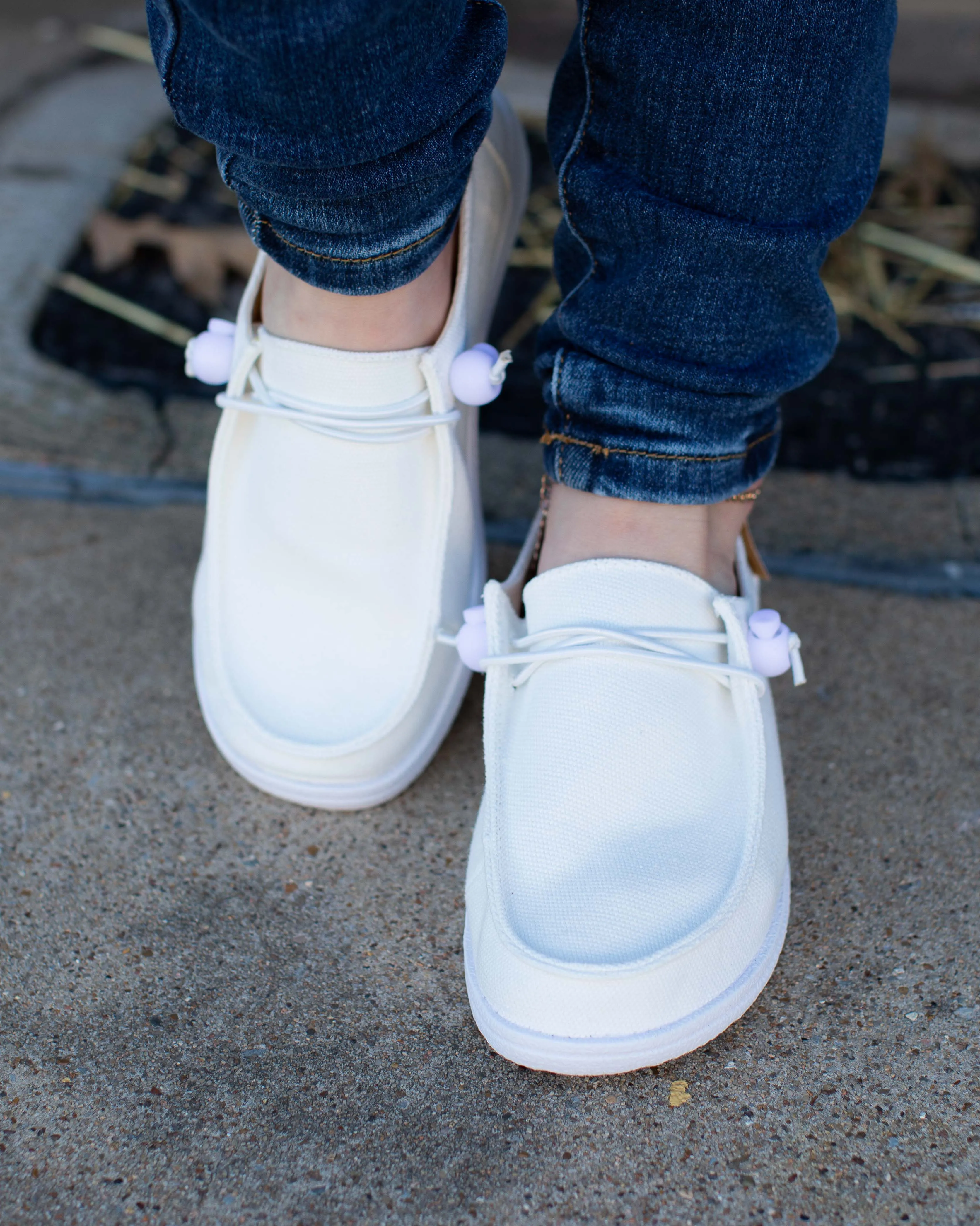 OFF WHITE KAYAK SLIP ON BY CORKYS