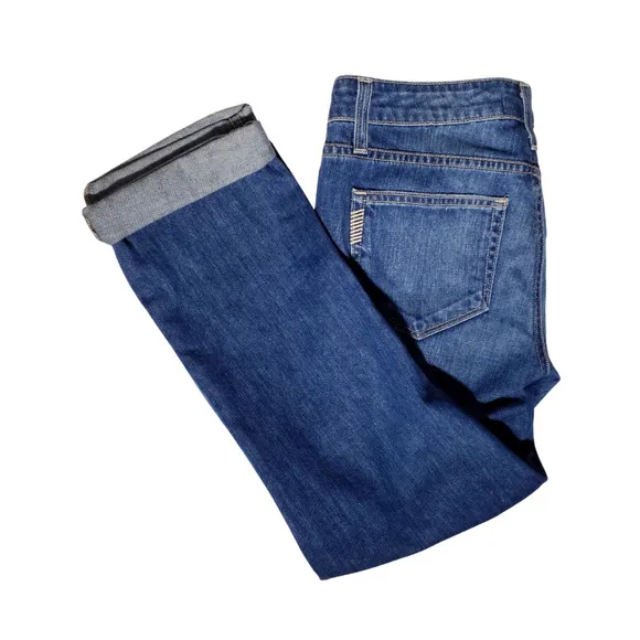 Paige Jimmy Jimmy Skinny Distressed Womens Jeans 100% Cotton Blue Size 26