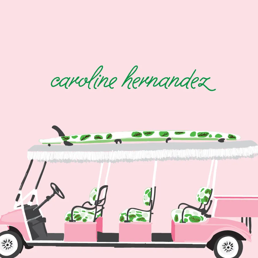 Palm Beach Golf Cart Calling Card