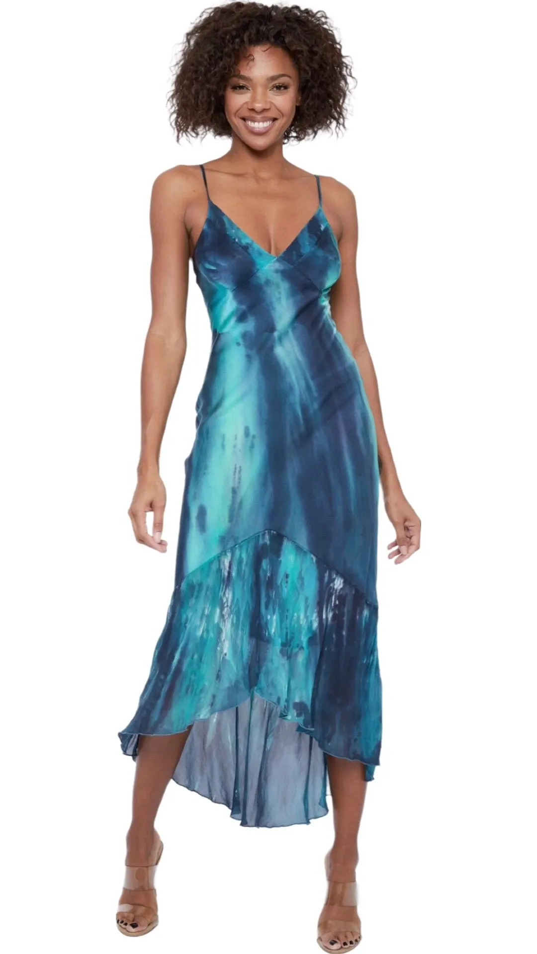 Paneled Slip Dress