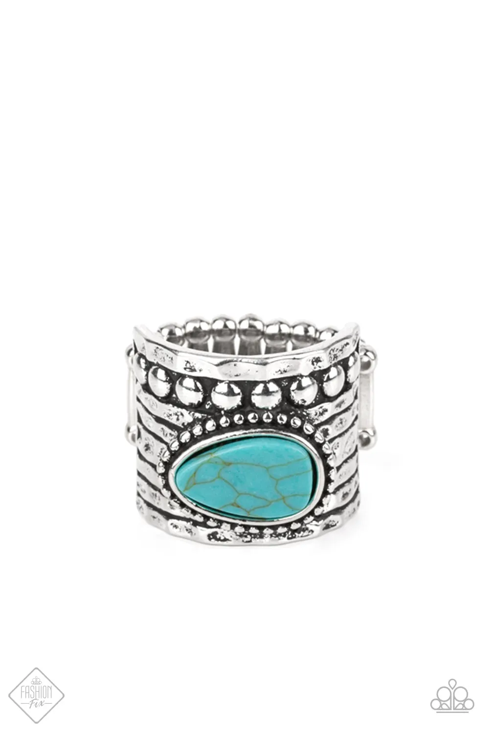 Paparazzi - Fashion Fix - Eco Energy - Blue Ring