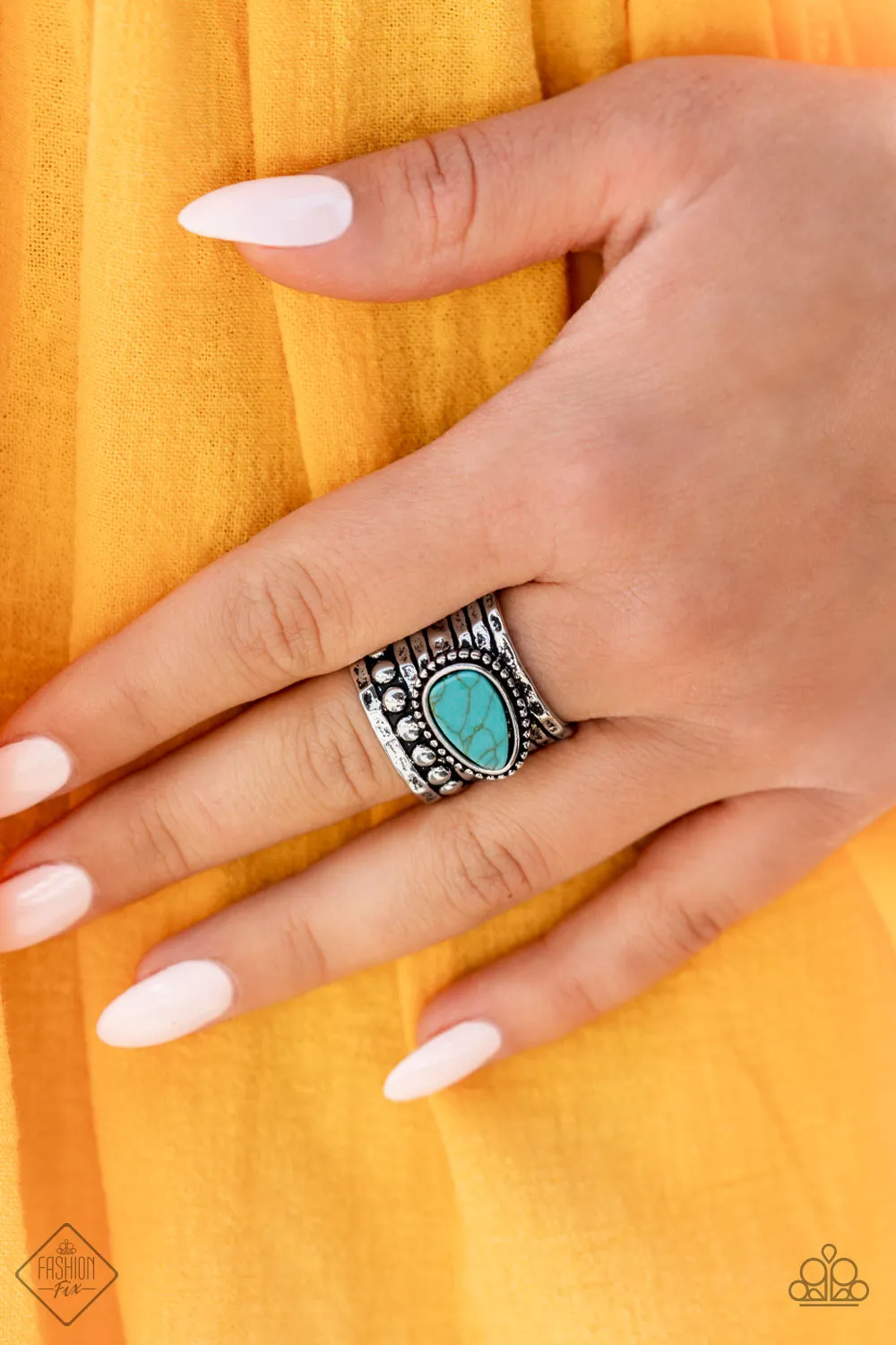 Paparazzi - Fashion Fix - Eco Energy - Blue Ring