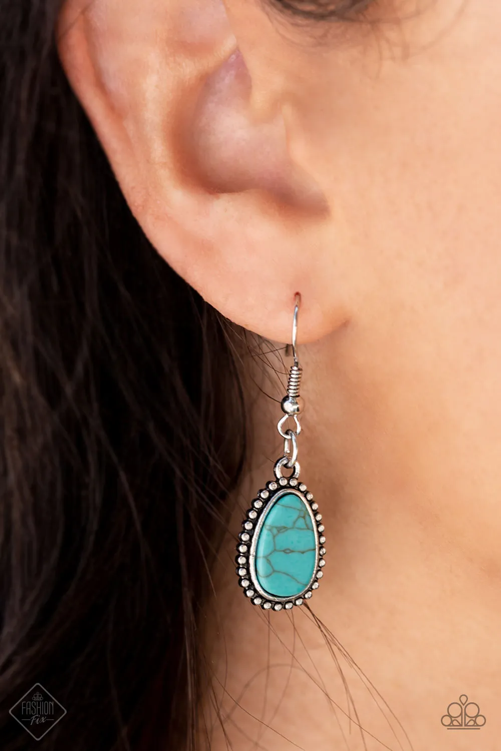 Paparazzi - Fashion Fix - Elemental Eden - Blue Turquoise Necklace