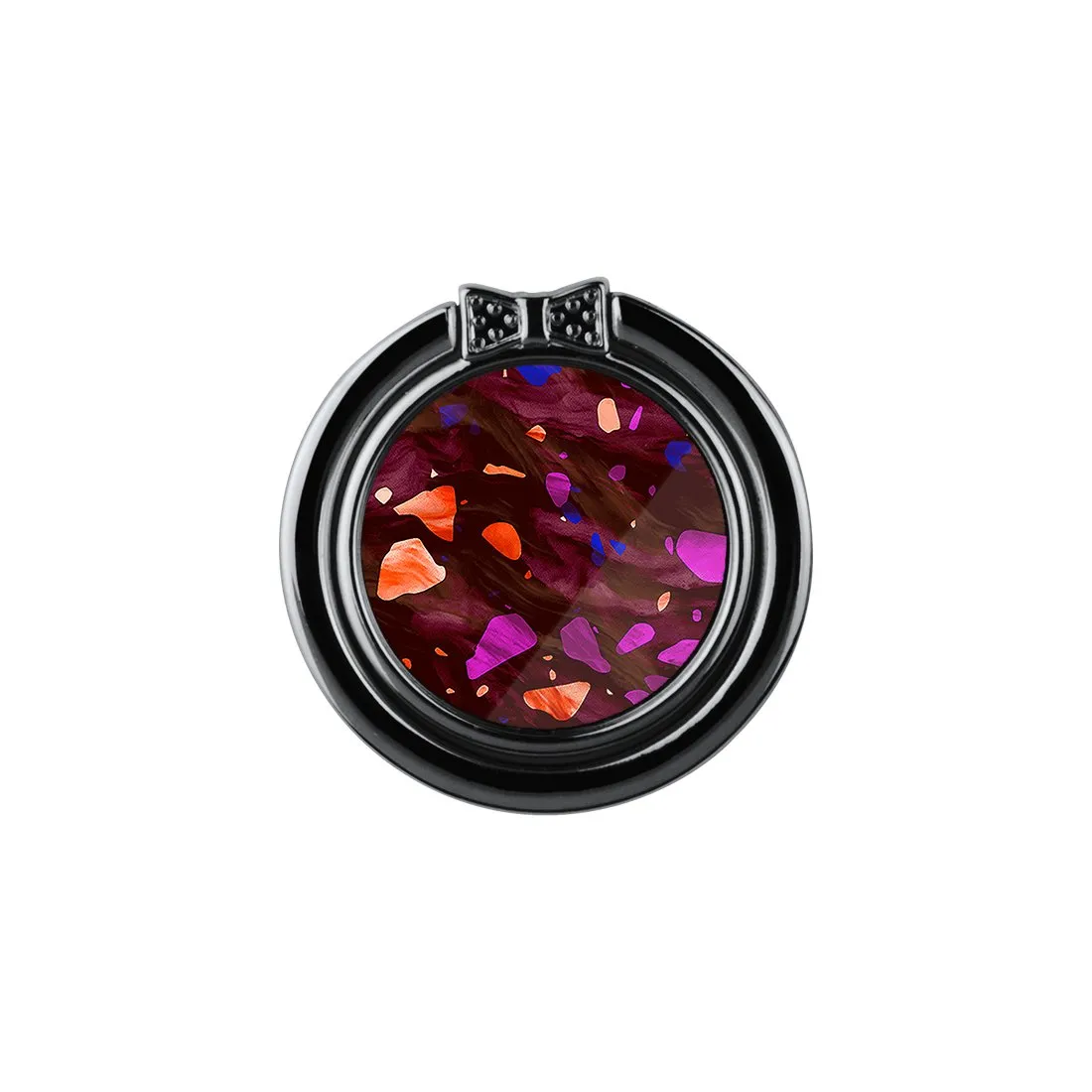 Paprika Terrazzo Gem | Phone Ring Holder  (Non-MagSafe)