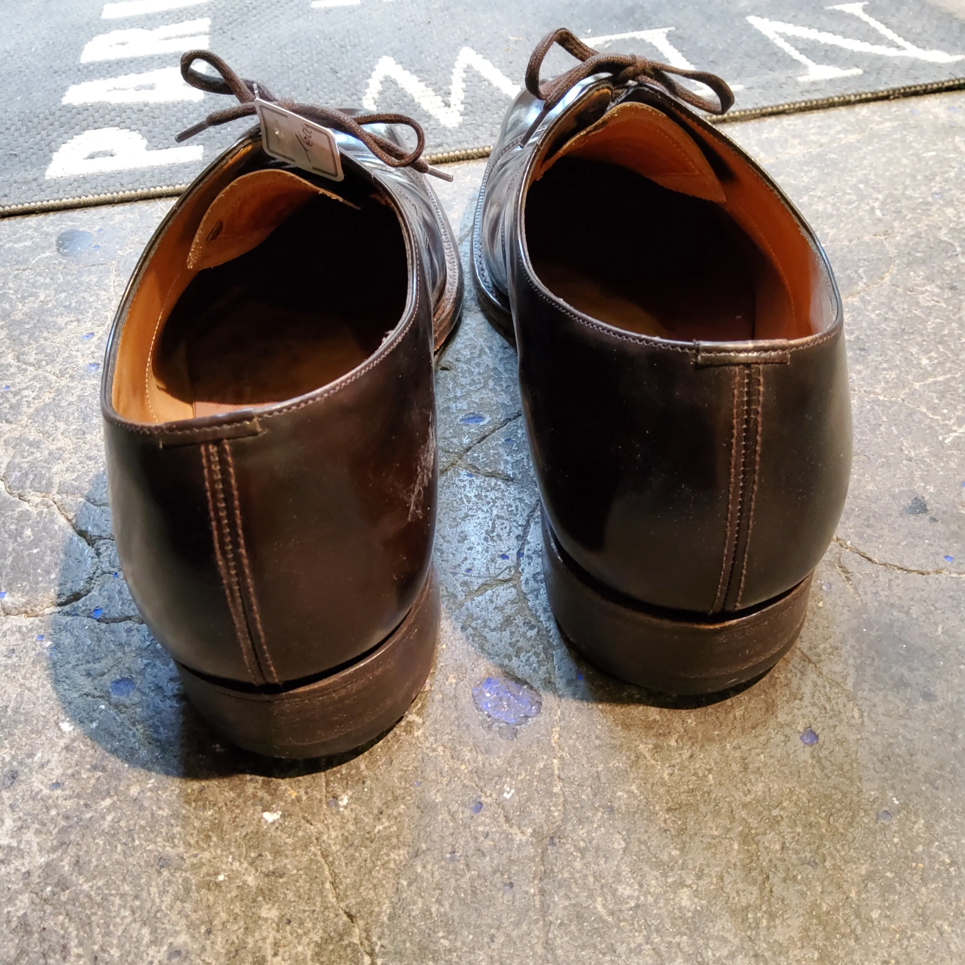 Patent Leather Derby Shoes