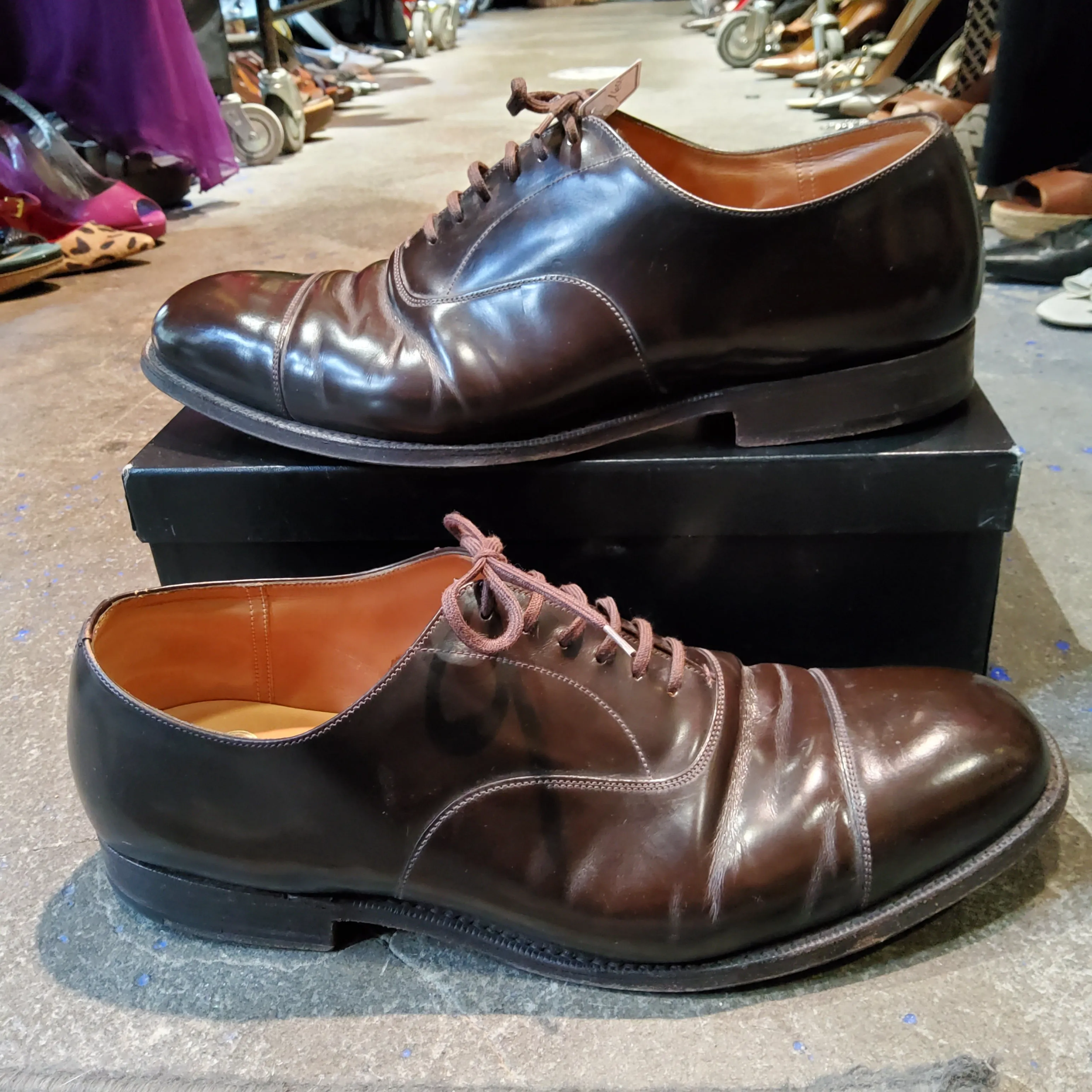 Patent Leather Derby Shoes