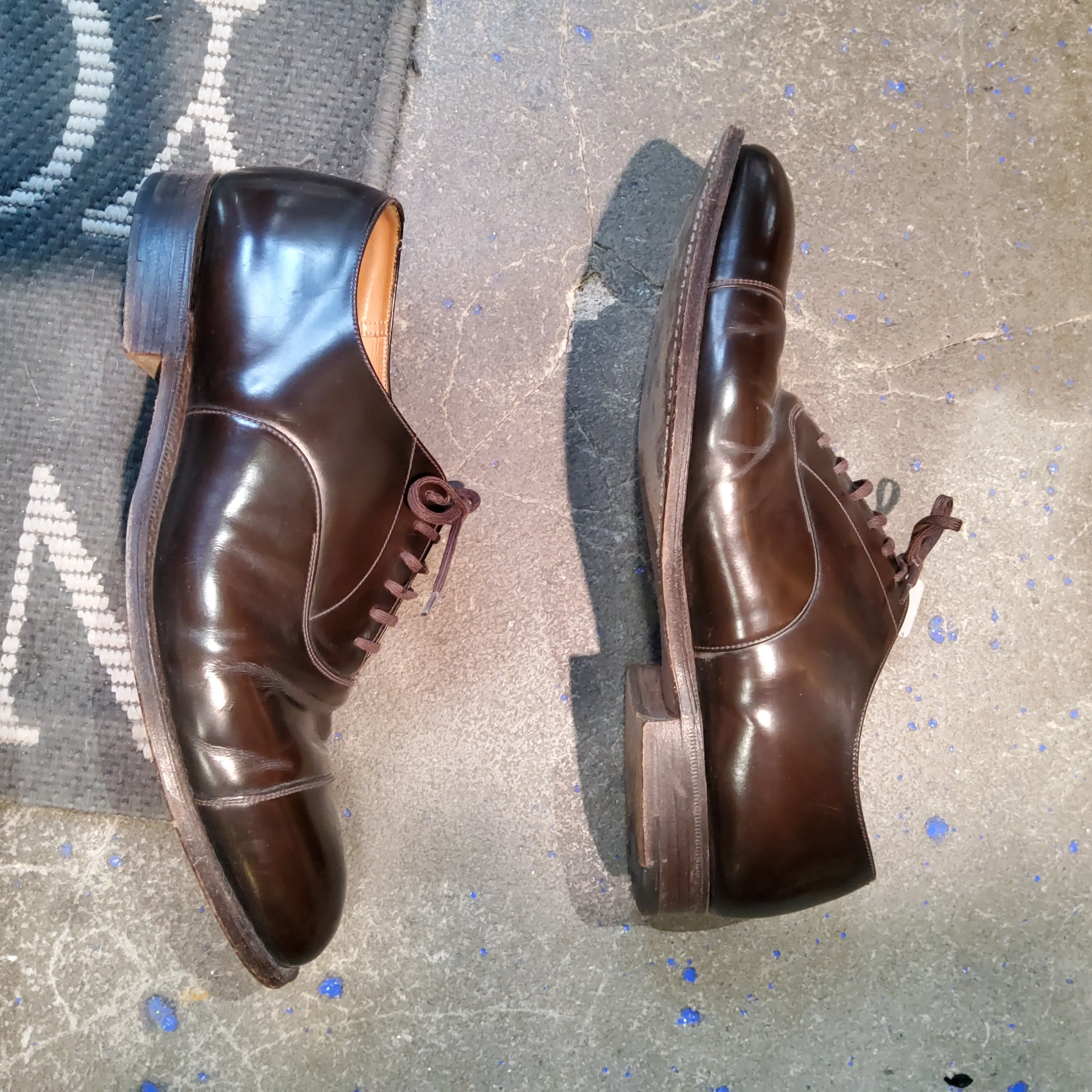 Patent Leather Derby Shoes