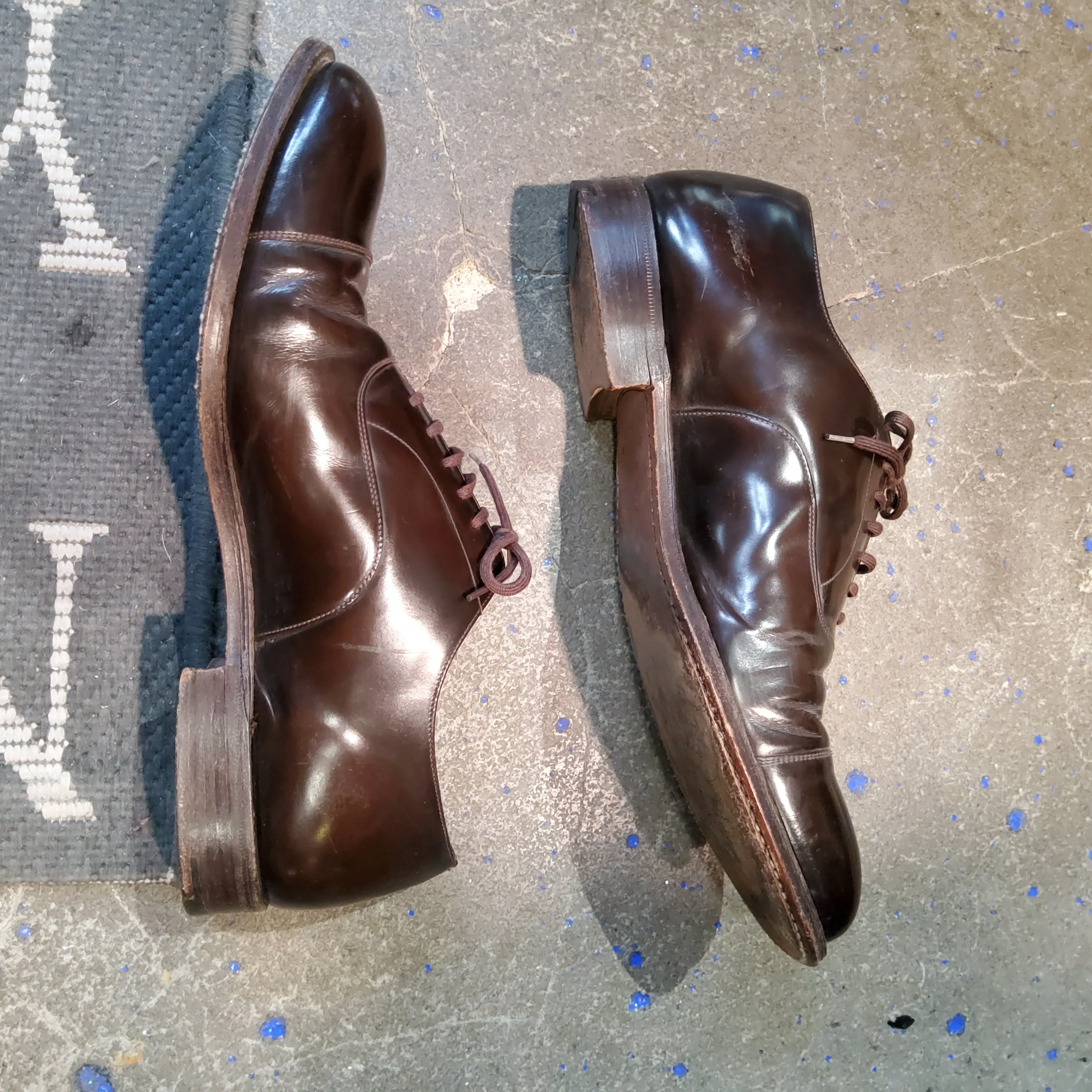 Patent Leather Derby Shoes