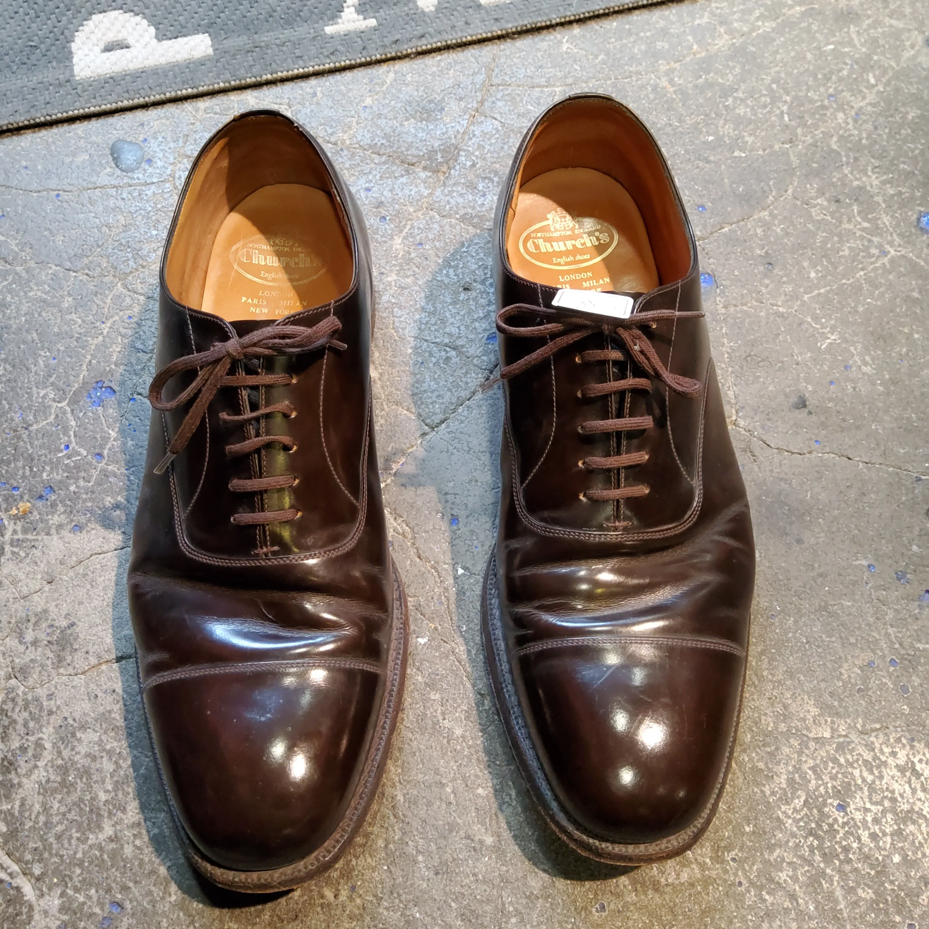 Patent Leather Derby Shoes