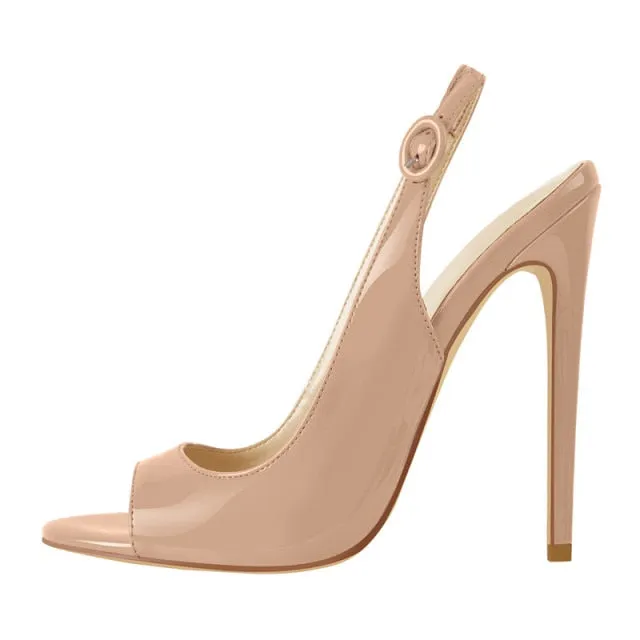 Peep Toe Sandals Ladies Shoes