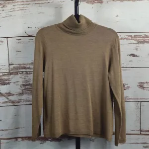 Pendleton 100% Merino Wool Turtleneck Sweater Brown Size Large