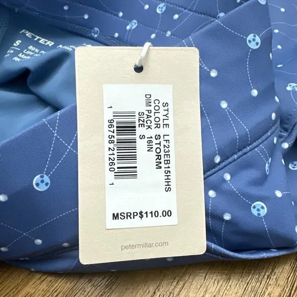 Peter Millar‎ Alice Petal Hem Skort Womens Size Small Storm Blue Golf