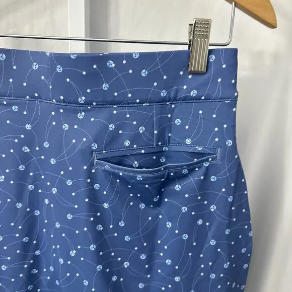 Peter Millar‎ Alice Petal Hem Skort Womens Size Small Storm Blue Golf