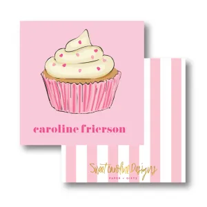 Pink Cupcake Calling Card