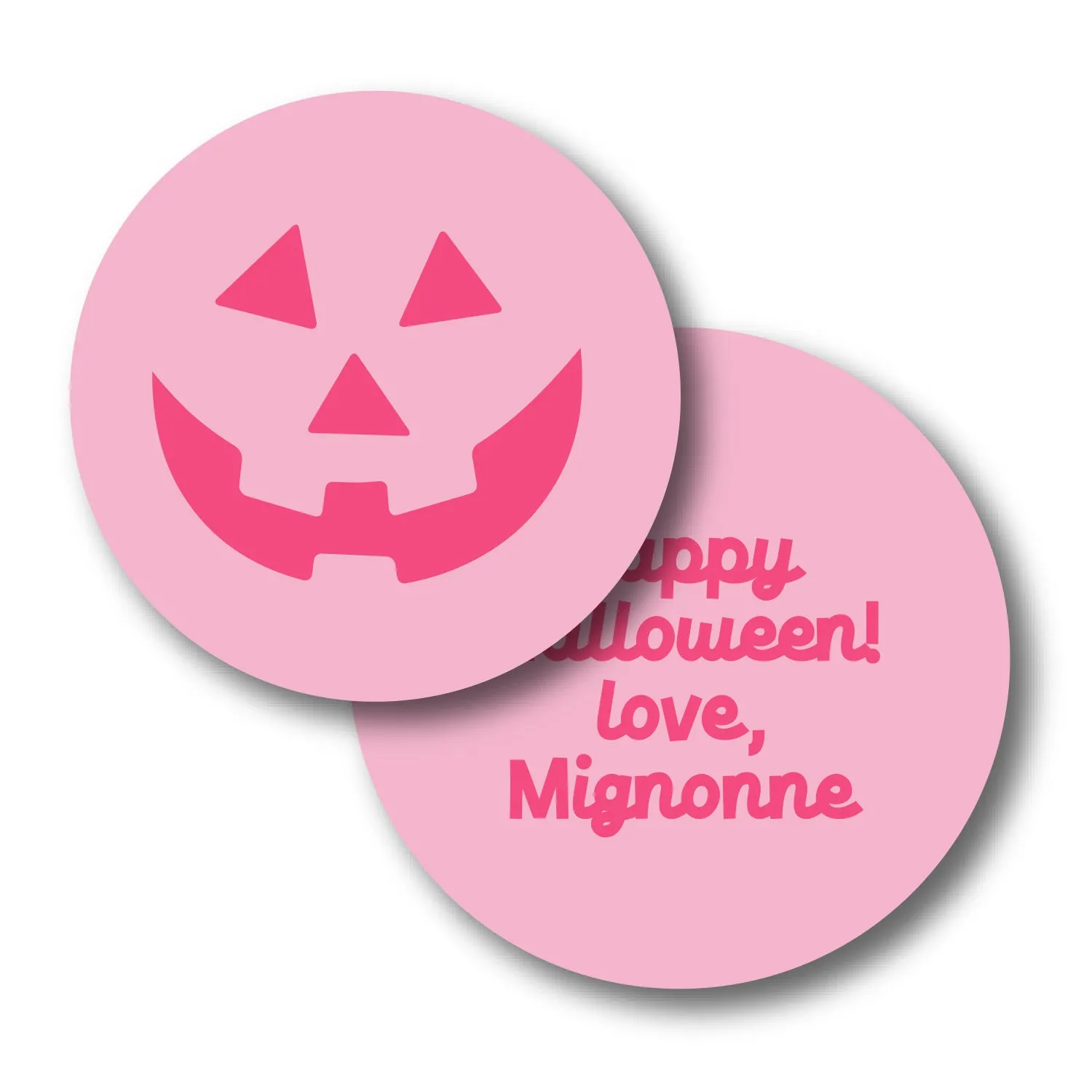 Pink Pumpkin Tag