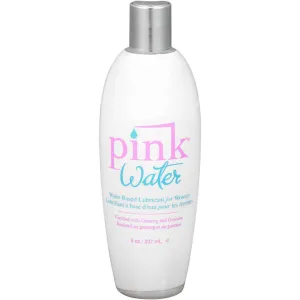 Pink Water Based Lubricant for Women 8 Oz Flip Top Bottle