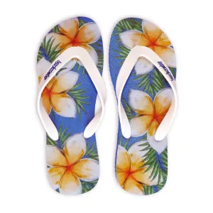 Plumeria Natural Rubber Flip Flops