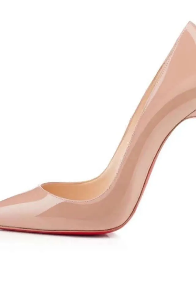 Pointed toe 1red bottom shoes