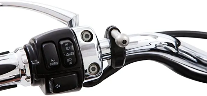 Premium Smartphone Holder w/ Charger, 1 1/4" Clamp, Black