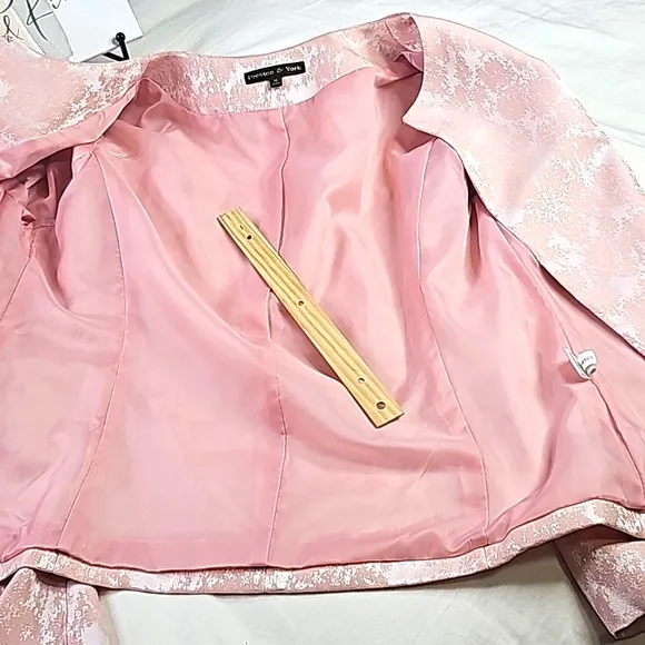 Preston York 2PC Pink Blazer Skirt Suit Set Office Wear Business Casual …