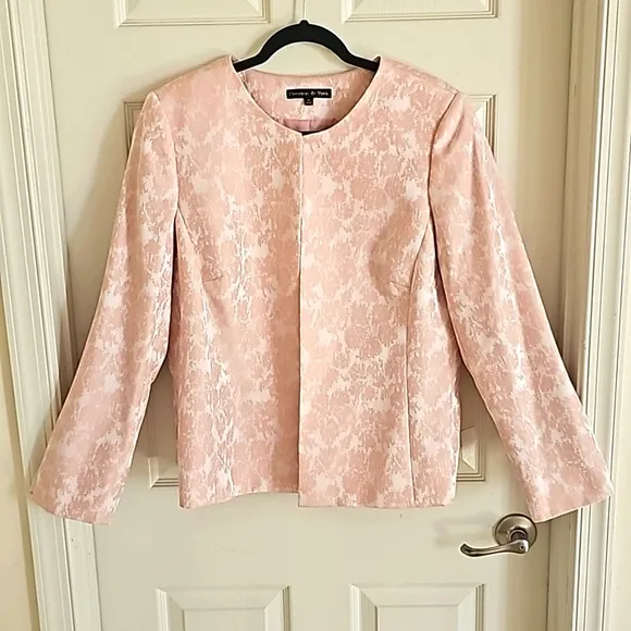 Preston York 2PC Pink Blazer Skirt Suit Set Office Wear Business Casual …