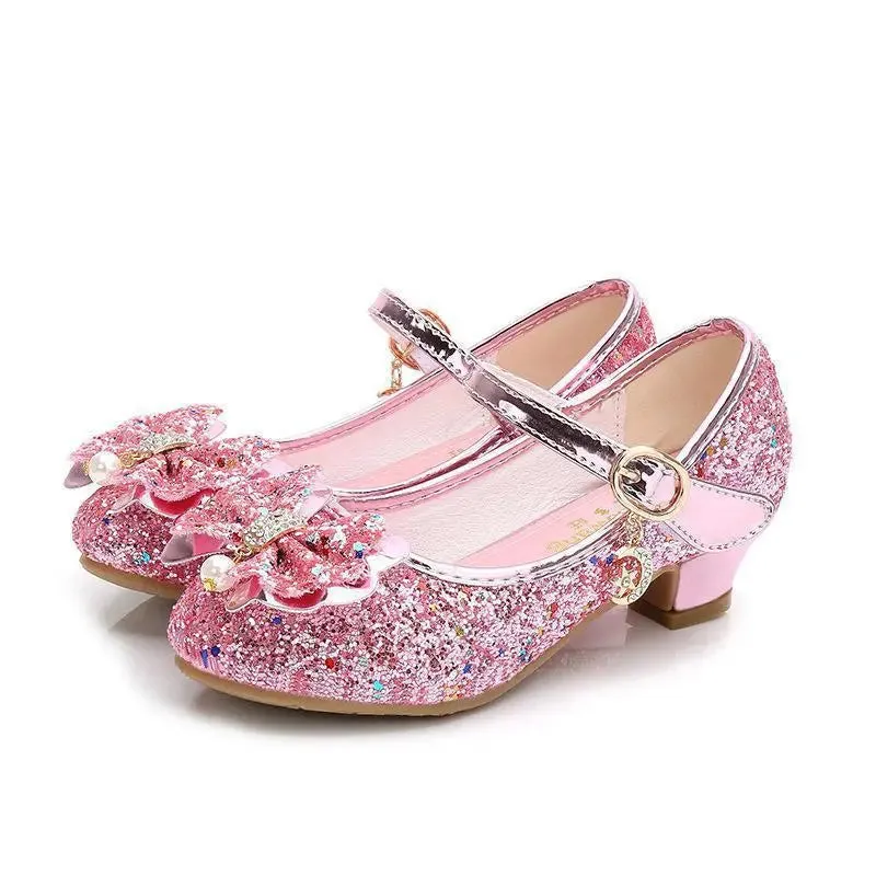 Princess Butterfly Leather Shoes Kids girls