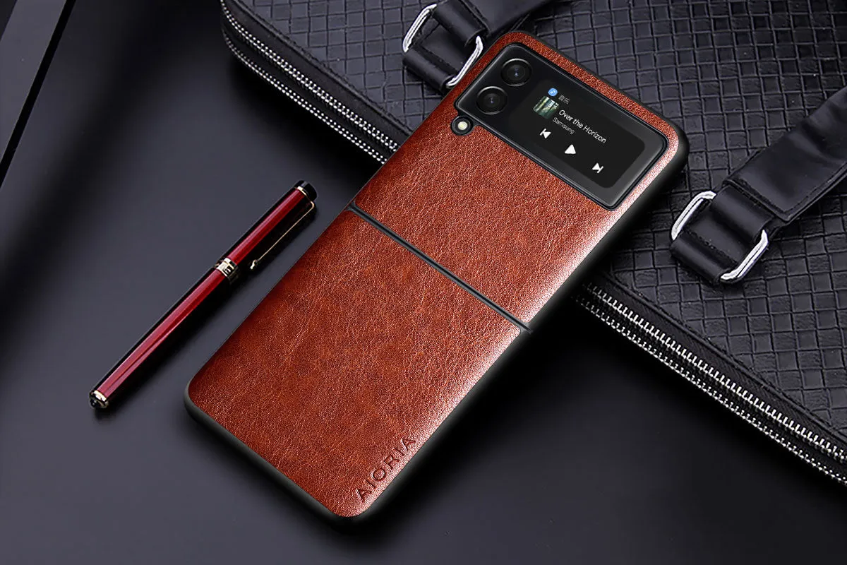 PU Leather Case for Samsung galaxy Z Flip4 5G