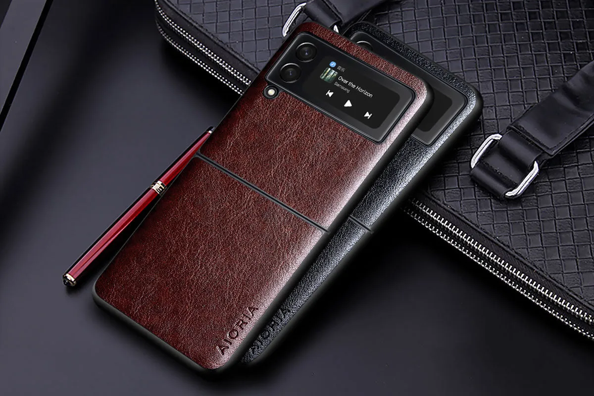 PU Leather Case for Samsung galaxy Z Flip4 5G