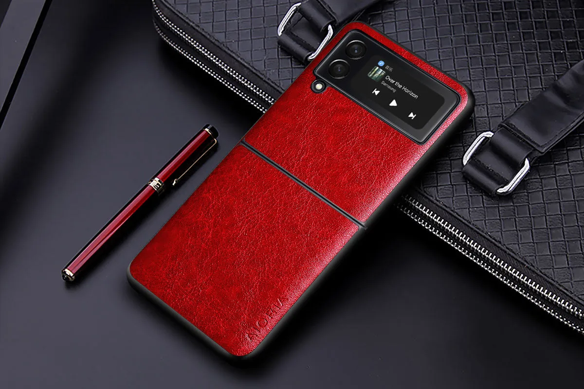 PU Leather Case for Samsung galaxy Z Flip4 5G