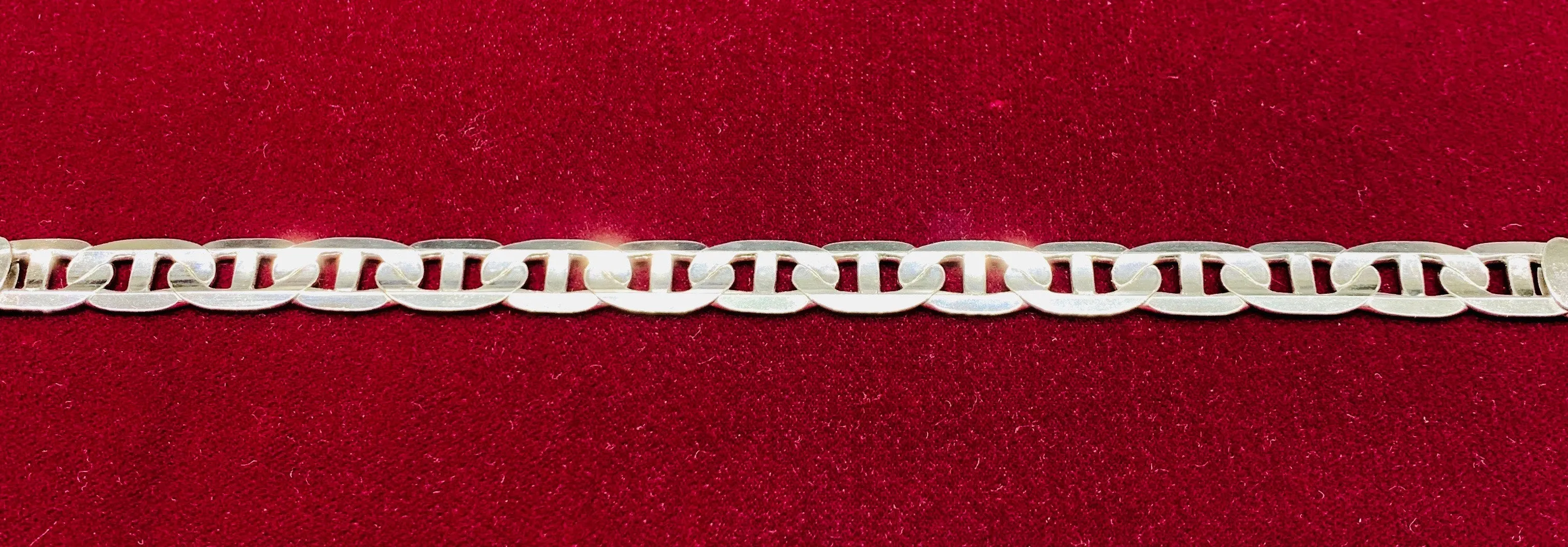 Puffy Flat Gucci/Mariner Bracelet (14K)