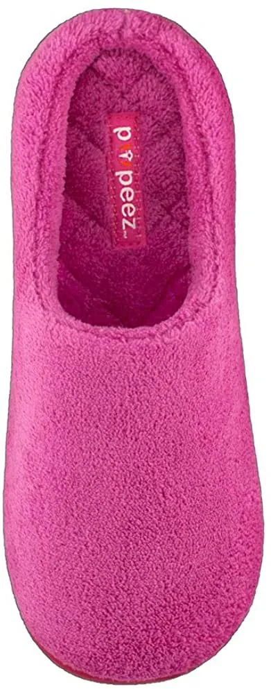 Pupeez Girls Classic Terry Clog Slippers