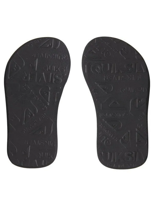 Quiksilver Boys Molokai Layback Toddler Sandal - Grey/Green/Grey
