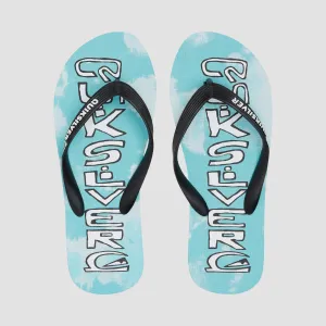Quiksilver Molokai Acid Drop Flip Flops Blue 1