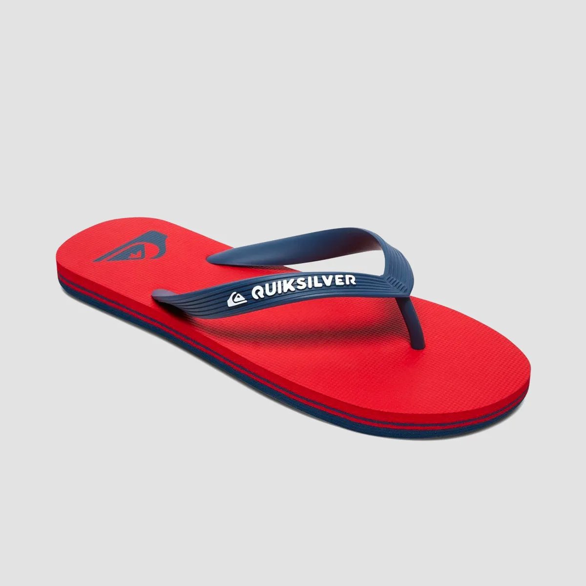 Quiksilver Molokai Flip Flops Red/Blue/Red - Kids