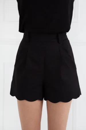 "The Holly" - Linen Shorts (Black)