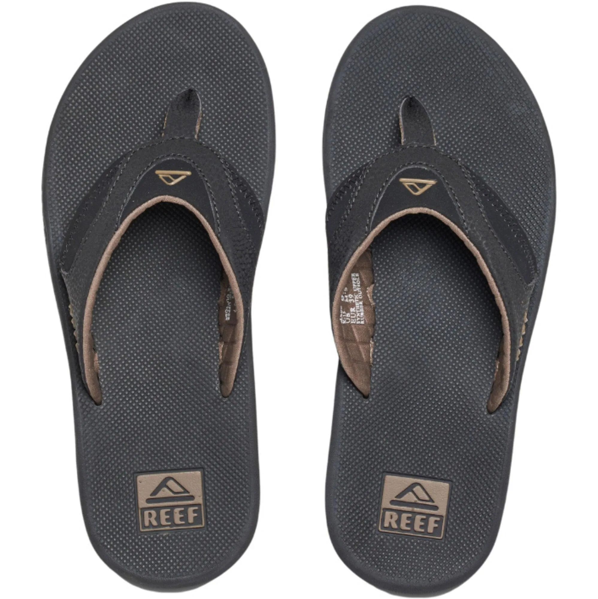 Reef Fanning Mens Flip Flops Black/Brown