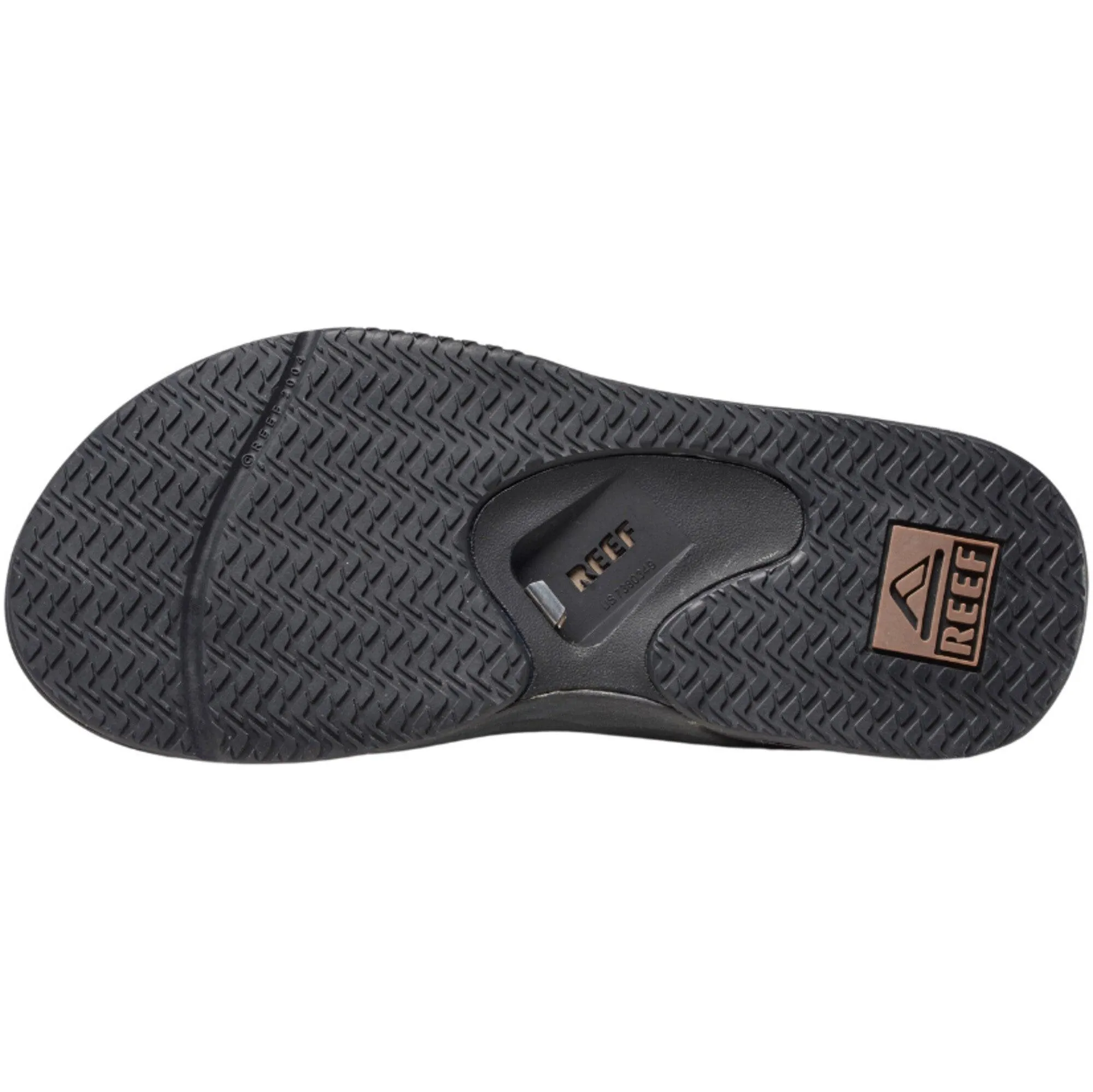 Reef Fanning Mens Flip Flops Black/Brown