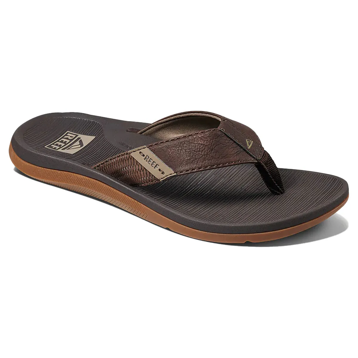 Reef Men's Santa Ana Flip Flops - Brown