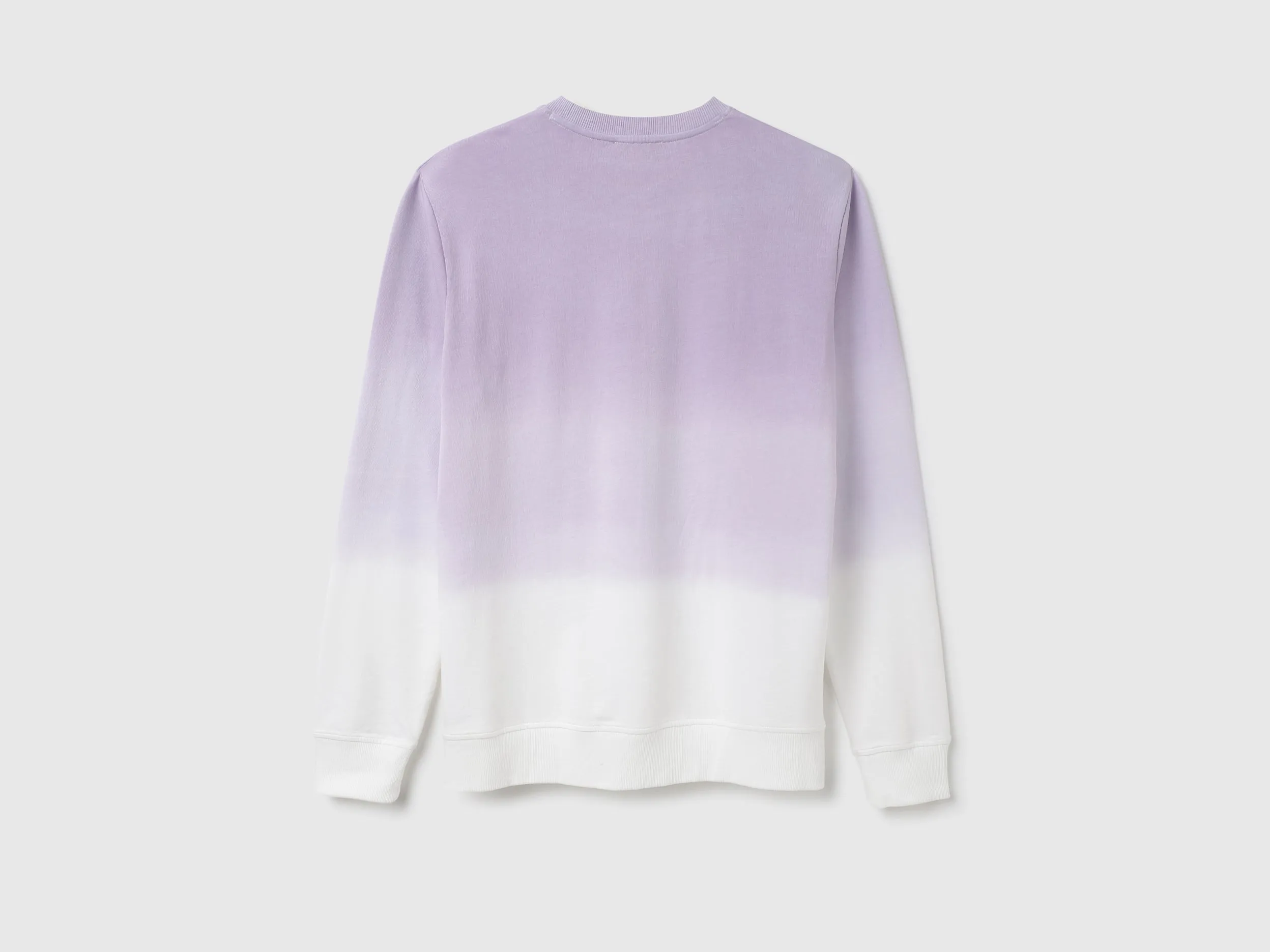 Regular Fit Crew Neck Ombre Sweatshirt